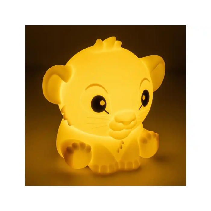 Disney Lámpara Squishy Glo Silicona Recargable Simba 15 cm Paladone 2