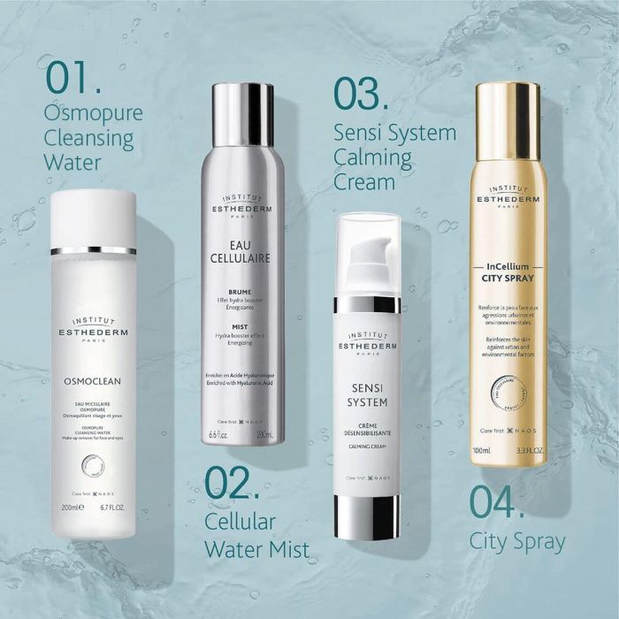 Institut Esthederm OSMOCLEAN Osmopure Agua Micelar 200 ml para Rostro y Ojos, Limpieza Suave y Luminosidad 1