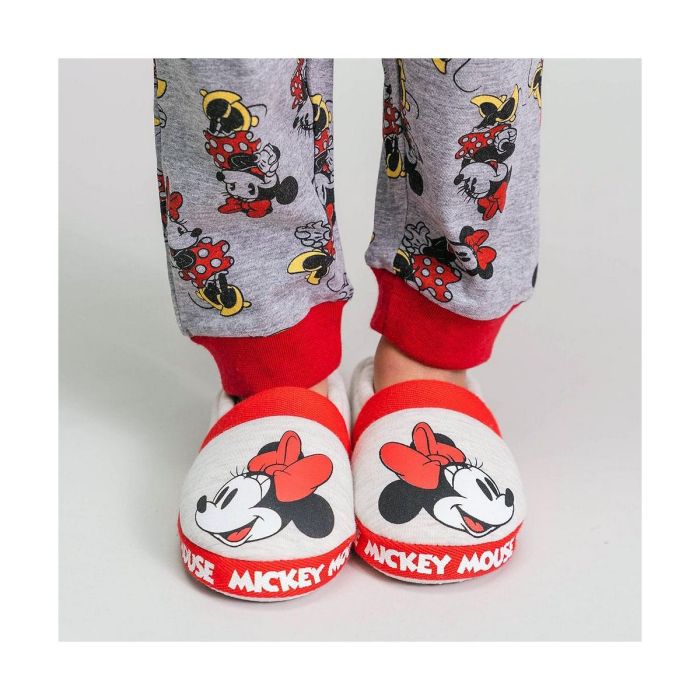 Zapatillas de Estar por Casa Minnie Mouse Gris claro 2 Zapatillas de Estar por Casa Minnie Mouse Gris claro 2