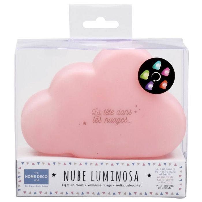 Home Deco Kids Luz Quitamiedo Nube con Luces de Colores Variantes, para Serenidad Infantil Home Deco Kids Luz Quitamiedo Nube con Luces de Colores Variantes, para Serenidad Infantil