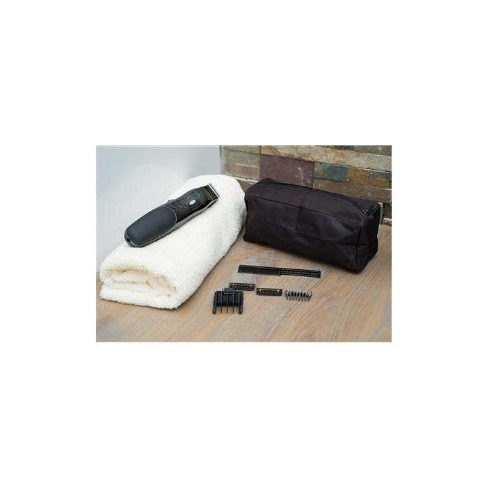 Wahl 9918-1416 Cortabarbas con y sin Cable, Cuchillas de Carbono Autoafilables, Autonomía 60 min, Precisión 2-12 mm 3