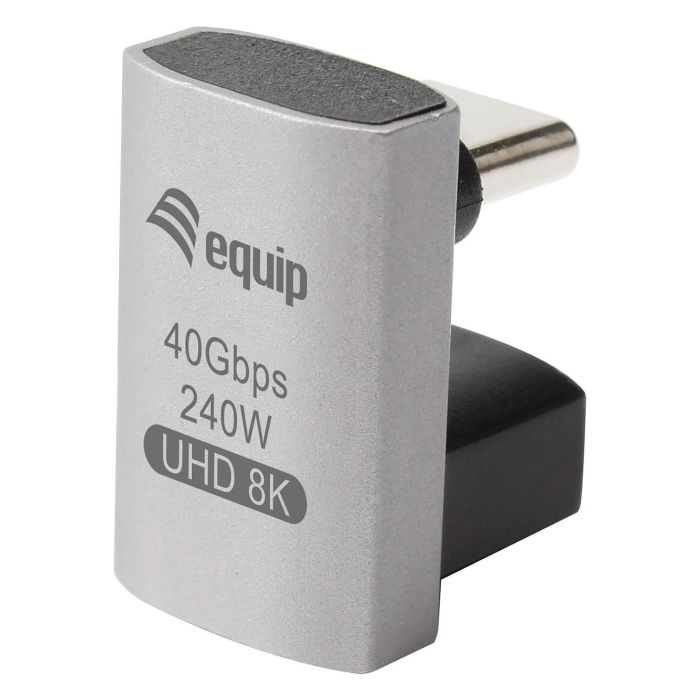 EQUIP Adaptador USB 4.0 a USB-C 40Gbps 240W PD (3 Unidades) Gris 1 EQUIP Adaptador USB 4.0 a USB-C 40Gbps 240W PD (3 Unidades) Gris 1