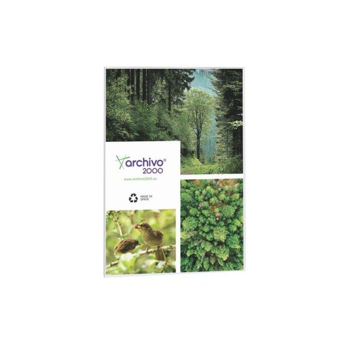 Expositor Multiusos Mural A.2000 Green Display Adhesivo A4 Vertical Premium Cristal