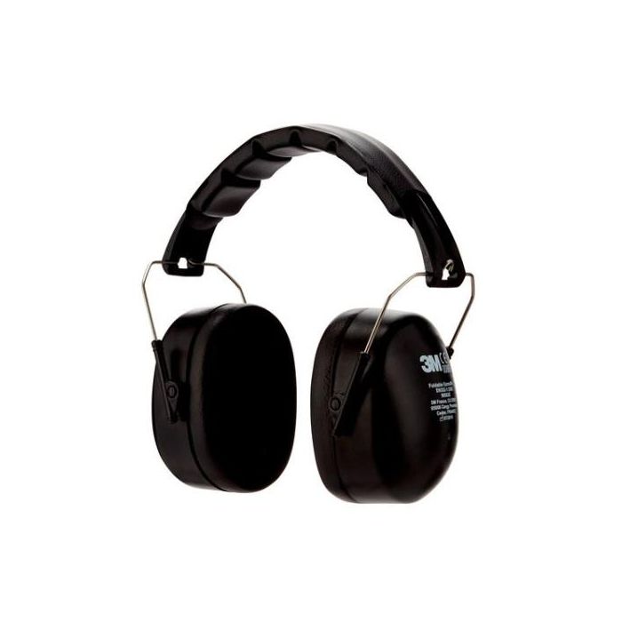 Cascos Orejeras Acolchadas con Diadema Plegable Proteccion Auditiva Peltor 90563E-1 Snr-30Db Negro 3M 7100333470 2