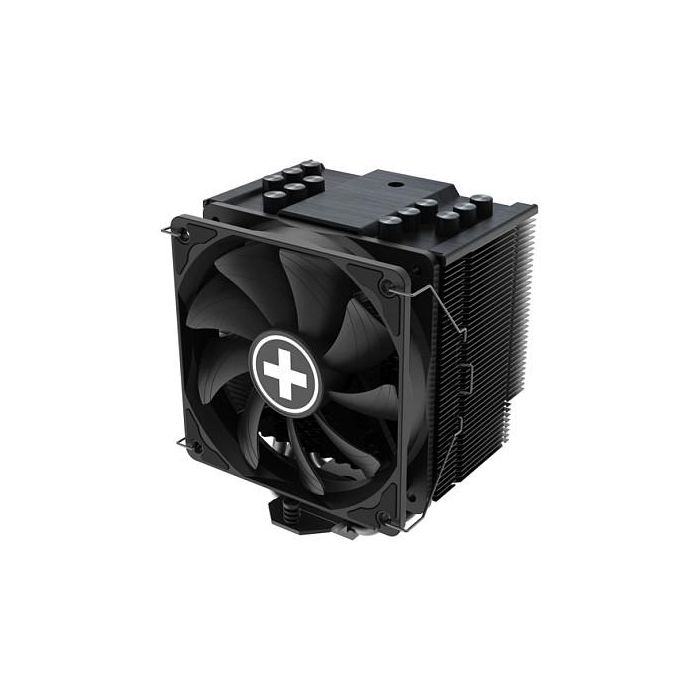 Xilence XC081 Refrigerador de Aire para CPU, Ventilador 12cm, Compatible con Intel LGA 11xx/1200/1700 y AMD AM4/AM5, TDP 250W, Negro 2
