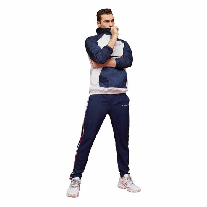 Chaqueta Deportiva para Hombre Tommy Hilfiger Colour-Blocked Azul oscuro 2
