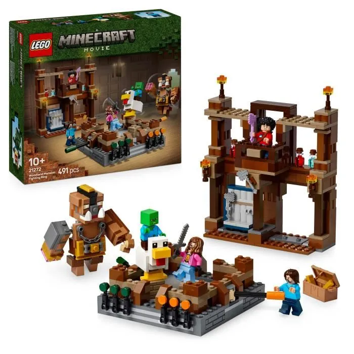 Lego Minecraft 21272 The Woodland Manor Ring Juego de Construcción para Niños a partir de 10 Años 0 Lego Minecraft 21272 The Woodland Manor Ring Juego de Construcción para Niños a partir de 10 Años 0