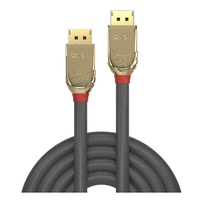 LINDY 36296 Cable DisplayPort Gold Line 4K60Hz Macho a Macho 10m Gris LINDY 36296 Cable DisplayPort Gold Line 4K60Hz Macho a Macho 10m Gris