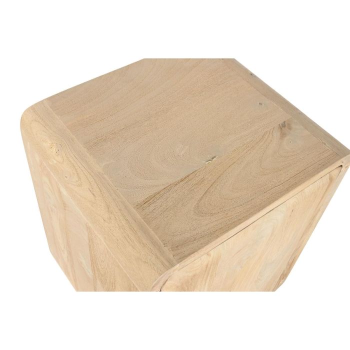 DKD Home Decor Mesita de Noche de Roble Marrón Estilo Urban 40x65x45 cm 5