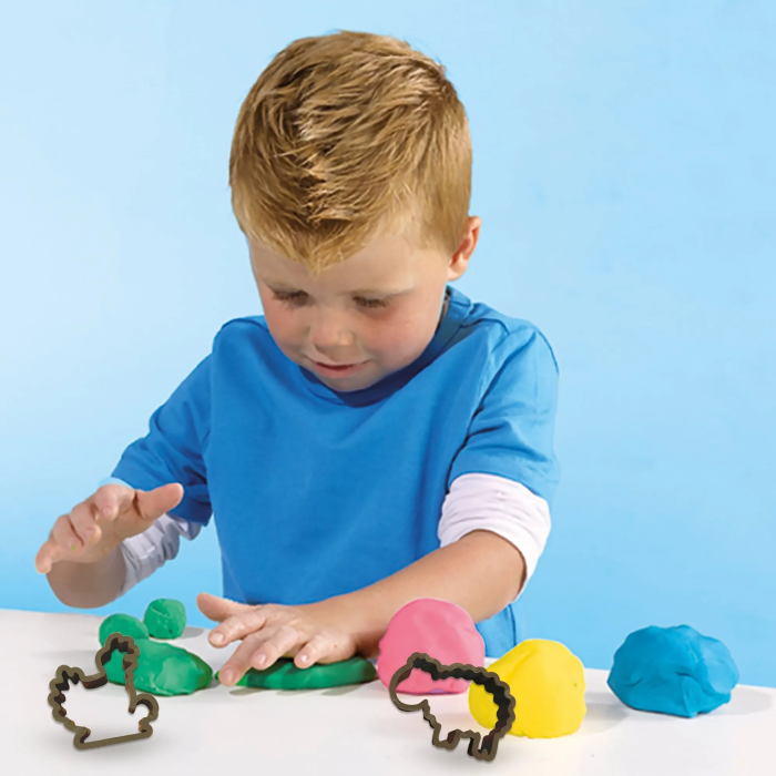 Ses Creative SEC8710341249199 Kit de Masa de Modelado Gigante Ecológico (7x90 g con Herramientas) 4