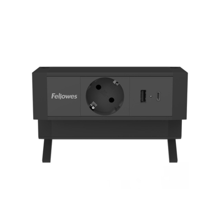 Fellowes Regleta Sobremesa 1 Toma + USB A/C Blanco 100137173 Fellowes Regleta Sobremesa 1 Toma + USB A/C Blanco 100137173