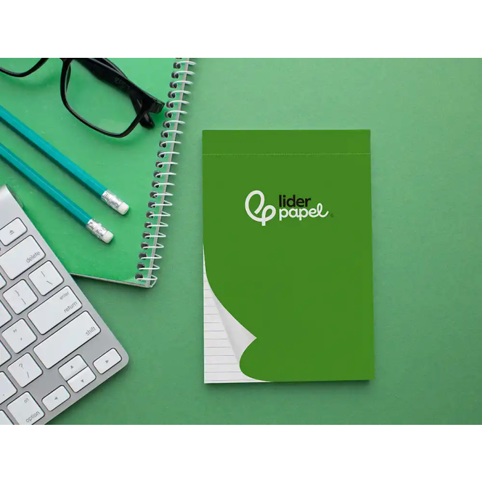 Liderpapel Bloc de notas horizontal A5 80 hojas 60 g/m² perforado 8 Liderpapel Bloc de notas horizontal A5 80 hojas 60 g/m² perforado 8