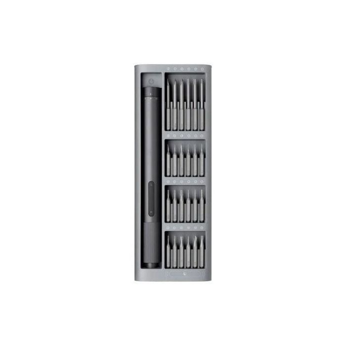 Xiaomi MJDDLSD003QW Juego de destornillador eléctrico de precisión 170 RPM con 24 puntas, batería de Litio, gris 1