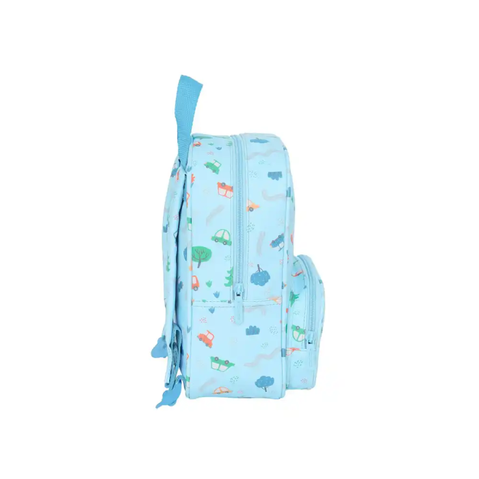 Mochila Infantil Safta Coches Azul 22 x 27 x 10 cm 2