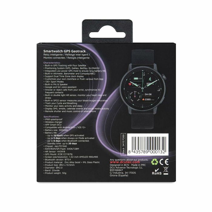 Smartwatch DCU 34157088 Negro 3