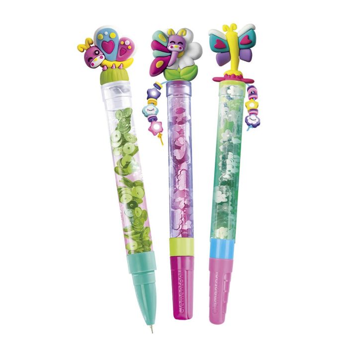 Clementoni 18873 Mini Laboratorios Kit Creativo para Montar y Personalizar 3 Bolígrafos Mariposa con 4 Tintas +6 años Clementoni 18873 Mini Laboratorios Kit Creativo para Montar y Personalizar 3 Bolígrafos Mariposa con 4 Tintas +6 años