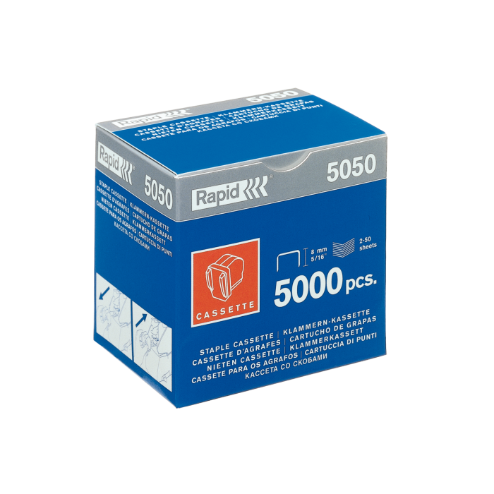Rapid Grapas Para 5050E - Cartucho De 5000 Unidades 1