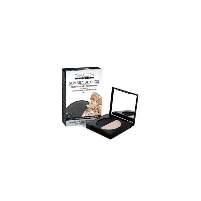 Camaleon Sombra De Ojos Duo Negro-Beige