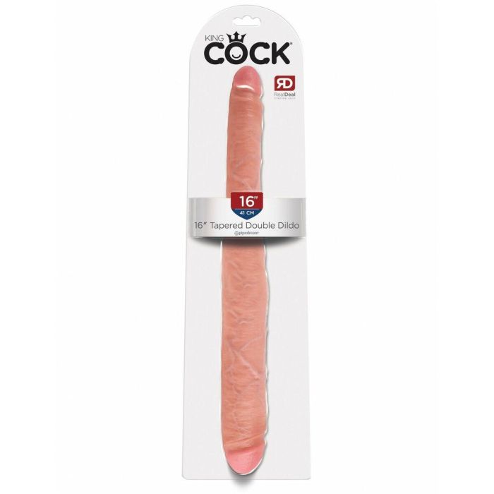 Consolador de Doble Penetración Pipedream King Cock Natural 2 Consolador de Doble Penetración Pipedream King Cock Natural 2