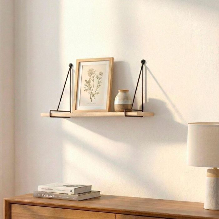 Estante Max Home Hierro Madera MDF 50 X 20 X 14,5 CM (6 Unidades) 5