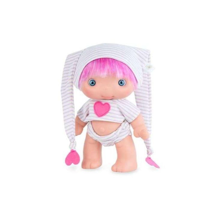 Muñeca piu ecolors en estuche cuerpo y extremidades de vinilo 25 cm 1