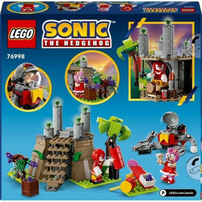 LEGO Sonic the Hedgehog 76998 Set de Knuckles y el Santuario del Maestro Jugador Esmeralda 1