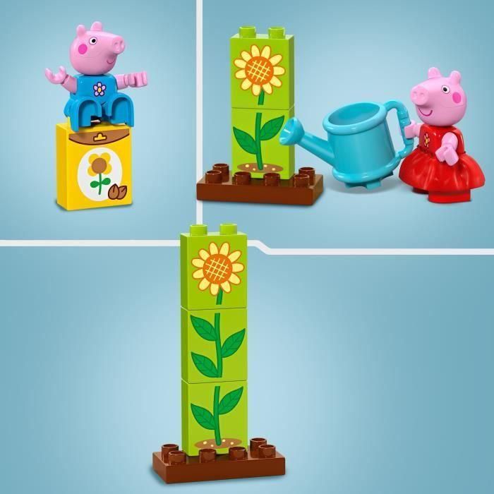 LEGO 10431 Duplo Jardín y Casa del Árbol de Peppa y George Pig – Set de Construcción para Preescolares Actividades al Aire Libre 2
