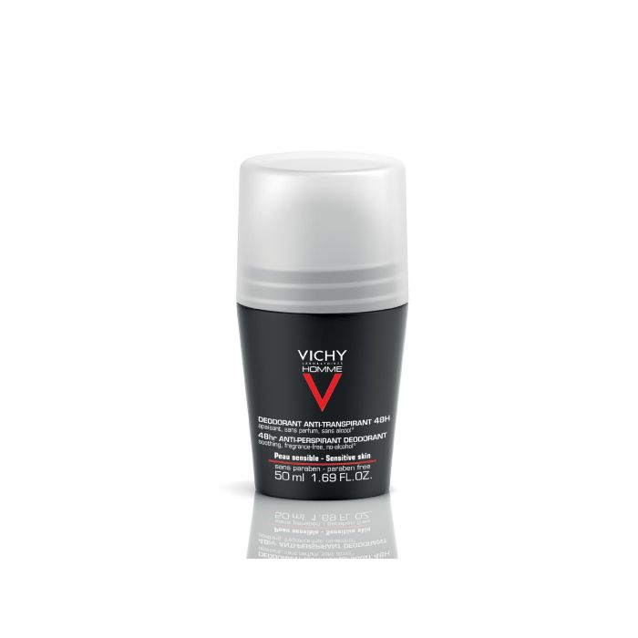 Vichy Homme Desodorante Anti-Transpirante 48h Piel Sensible 50 ml Vichy Homme Desodorante Anti-Transpirante 48h Piel Sensible 50 ml
