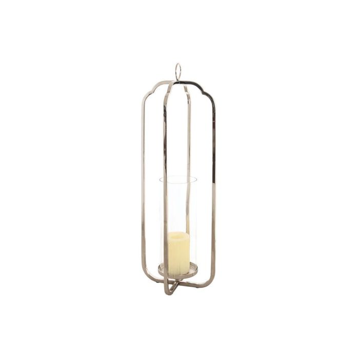 Portavela Moderno DKD Home Decor Plateado 21 x 62 x 21 cm 1 Portavela Moderno DKD Home Decor Plateado 21 x 62 x 21 cm 1
