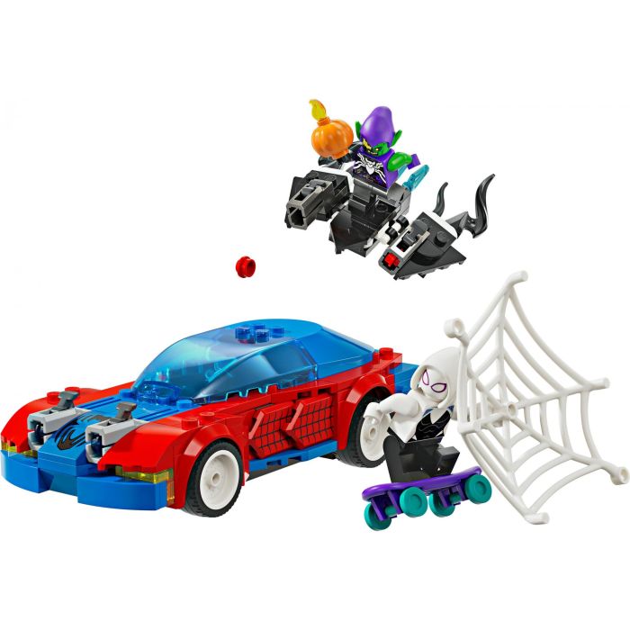 Lego Juego de Construcción Marvel Coche de Carreras de Spider-Man y Duende Verde Venomizado (Edad 7+ Años) 1