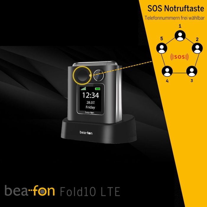 Teléfono Inalámbrico beafon FOLD10 LTE 4 Teléfono Inalámbrico beafon FOLD10 LTE 4