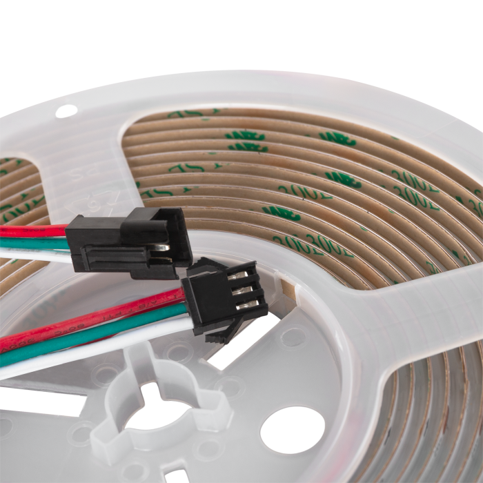 Tira LED COB Digital RGBIC WS2811 1000 LED/m 20 Píxeles/m 5m 19W/m 24V DC IP20 CRI90 Ancho 12mm Corte 5cm 2 Tira LED COB Digital RGBIC WS2811 1000 LED/m 20 Píxeles/m 5m 19W/m 24V DC IP20 CRI90 Ancho 12mm Corte 5cm 2