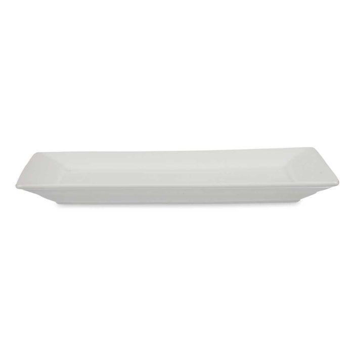 Bandeja Porcelana Blanca Rectangular 37Cm Vessia (8 Unidades) 2 Bandeja Porcelana Blanca Rectangular 37Cm Vessia (8 Unidades) 2