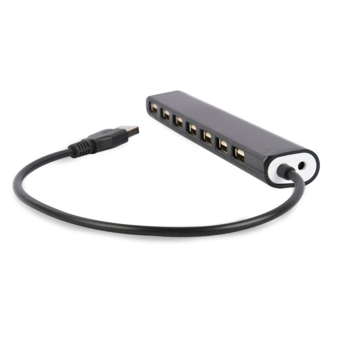 Hub USB GEMBIRD UHB-U2P7-04 Negro Hub USB GEMBIRD UHB-U2P7-04 Negro