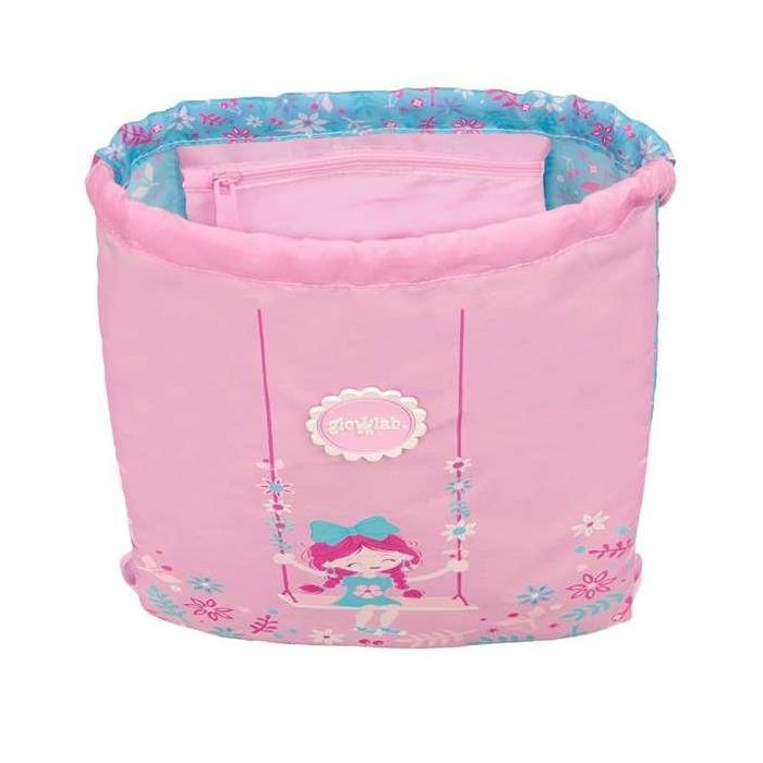 Bolsa Mochila con Cuerdas Glow Lab Swing Multicolor 26 x 34 x 1 cm 2