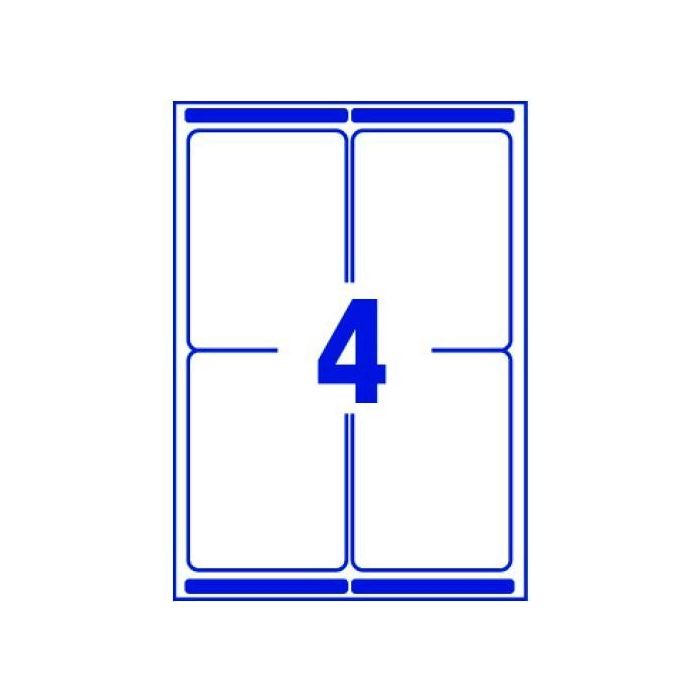 Avery Etiquetas Adhesivas 99,1x139 mm Inkjet-Láser Para Envíos 4 X 100H Blanco Avery Etiquetas Adhesivas 99,1x139 mm Inkjet-Láser Para Envíos 4 X 100H Blanco
