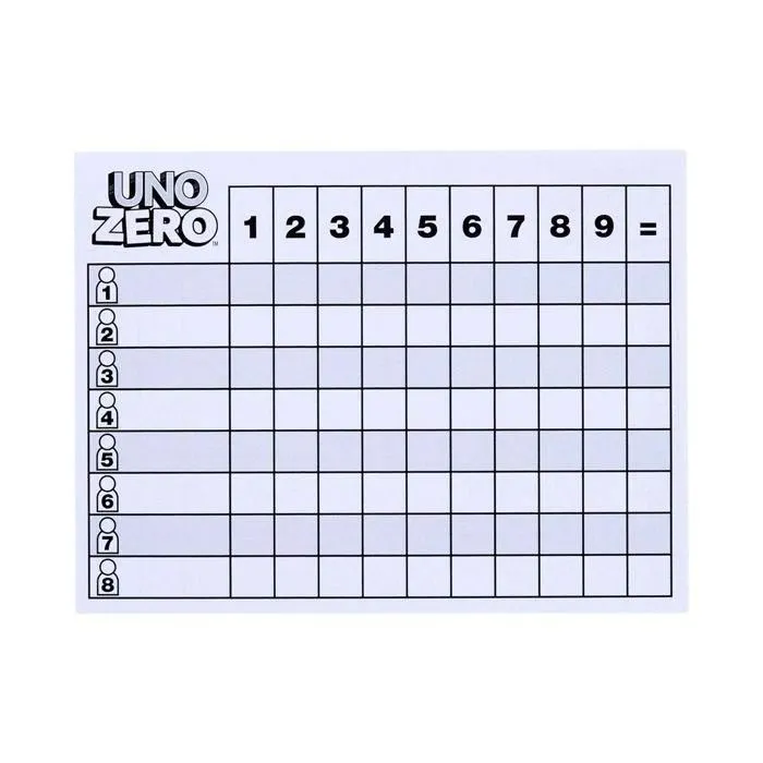 Mattel Games UNO Zero Jhh48 Juego de Cartas para Niños y Adultos 4 Mattel Games UNO Zero Jhh48 Juego de Cartas para Niños y Adultos 4
