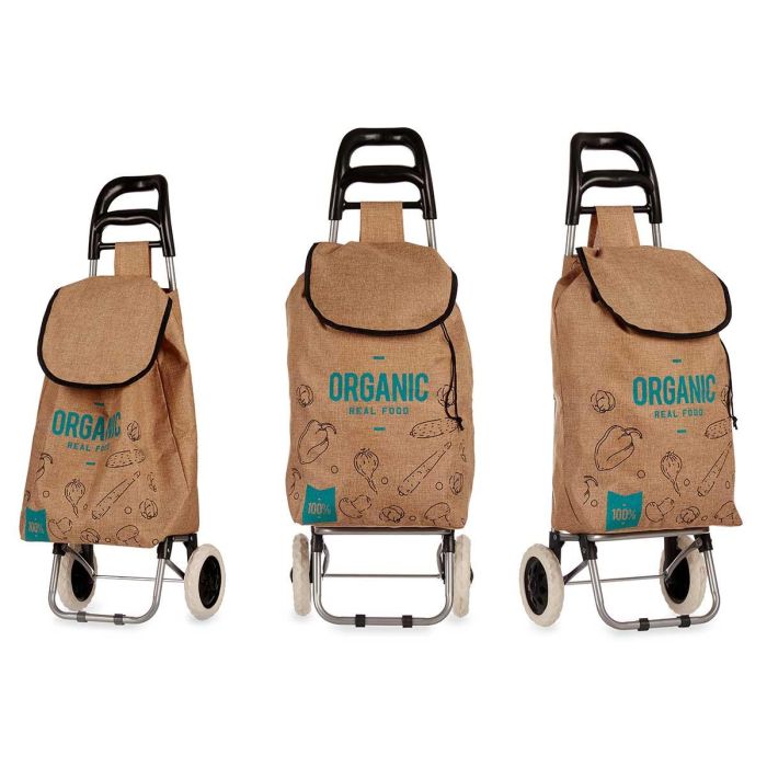 Carro de Compra Organic Kinvara 36x95x35 cm, Azul/Marrón, 3300 ml (10 Unidades) Carro de Compra Organic Kinvara 36x95x35 cm, Azul/Marrón, 3300 ml (10 Unidades)