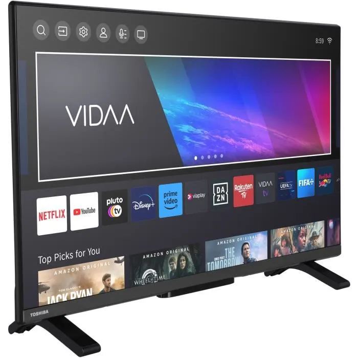 Toshiba 32WV2E63DG Televisor LED 32" (80 cm) HD Ready 1366x768 Smart TV 2xHDMI 1