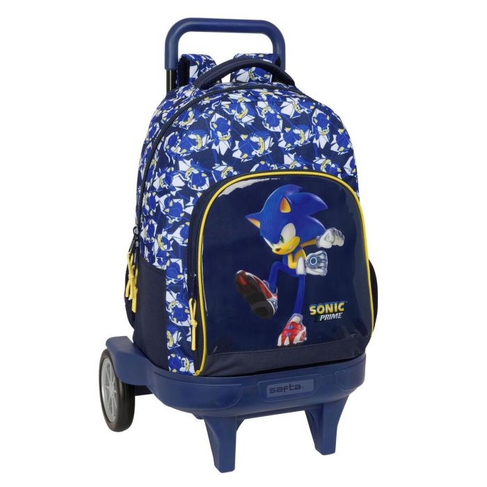 Mochila Escolar con Ruedas Safta City Azul 33 x 45 x 22 cm