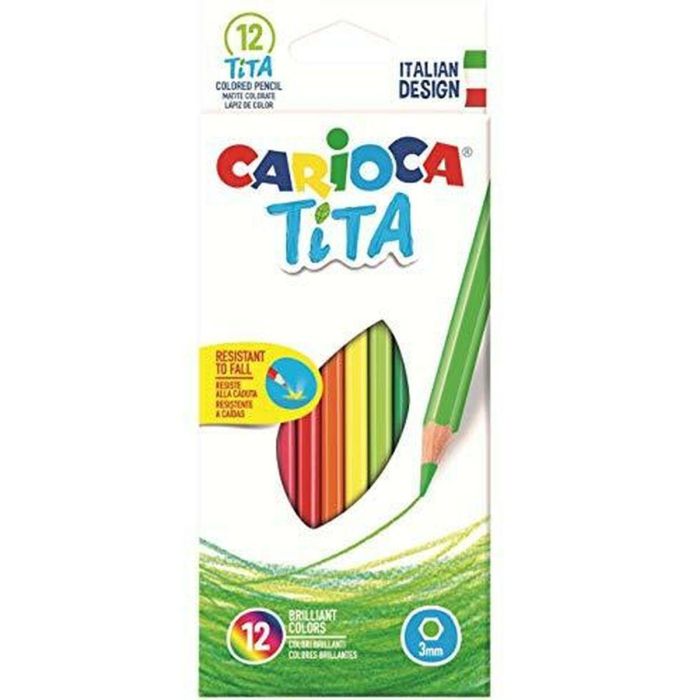 Set de Lápices Carioca Tita 12 Piezas Multicolor (72 Unidades) 1 Set de Lápices Carioca Tita 12 Piezas Multicolor (72 Unidades) 1