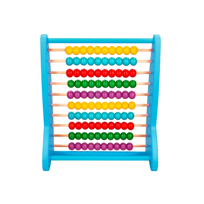 Liderpapel Ábaco de Madera con 100 Bolas de Colores para Aprender a Contar 273x112x230mm 2