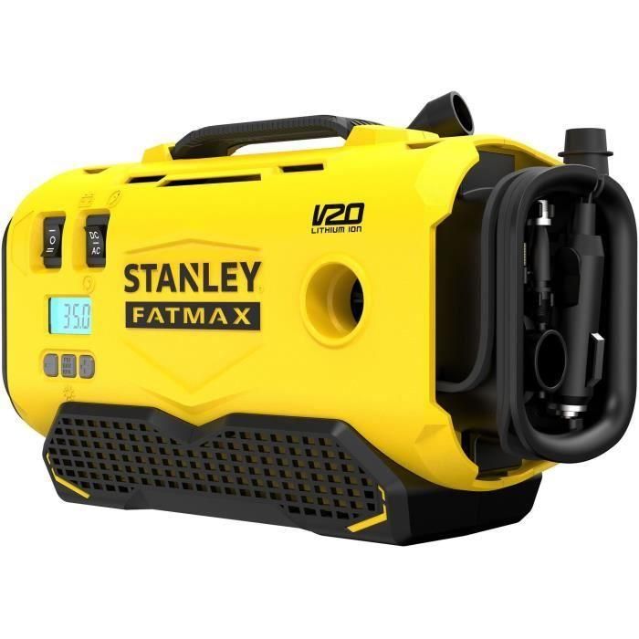 Compresor Inflador - STANLEY FATMAX V20 - SFMCE520B-QW - Litio 18V - 11 bares - Sin Batería 4 Compresor Inflador - STANLEY FATMAX V20 - SFMCE520B-QW - Litio 18V - 11 bares - Sin Batería 4