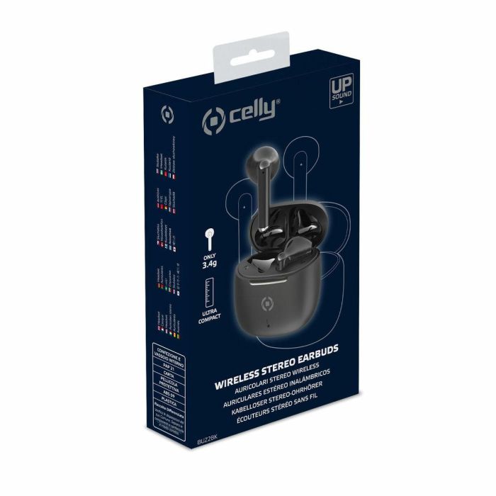 Celly Auricular Buz Inalambrico Bluetooth Negro 8 Celly Auricular Buz Inalambrico Bluetooth Negro 8