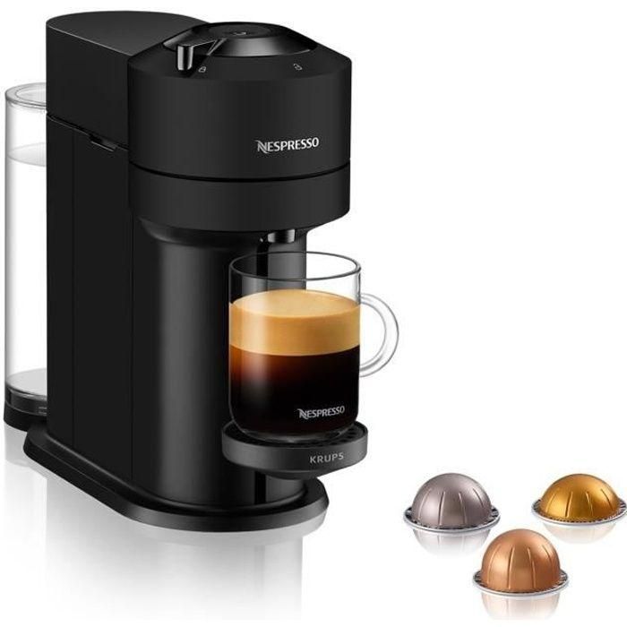 Nespresso Vertuo Next Black Mat 1,1L - Cafetera Krups YY4606FD Nespresso Vertuo Next Black Mat 1,1L - Cafetera Krups YY4606FD