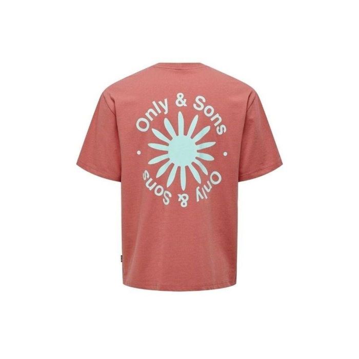 Camiseta de Manga Corta Hombre Only & Sons Onskasen Rlx Salmón 1 Camiseta de Manga Corta Hombre Only & Sons Onskasen Rlx Salmón 1