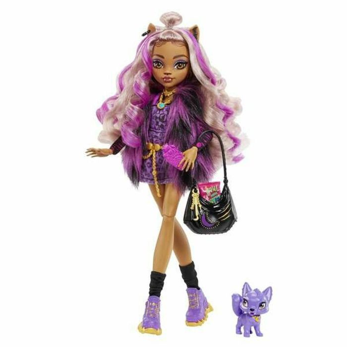 Monster High - Clawdeen Wolf con mascota - Muñeca - A partir de 4 años - MONSTER HIGH - HHK52 - MUÑECA MONSTER HIGH FASHION Monster High - Clawdeen Wolf con mascota - Muñeca - A partir de 4 años - MONSTER HIGH - HHK52 - MUÑECA MONSTER HIGH FASHION