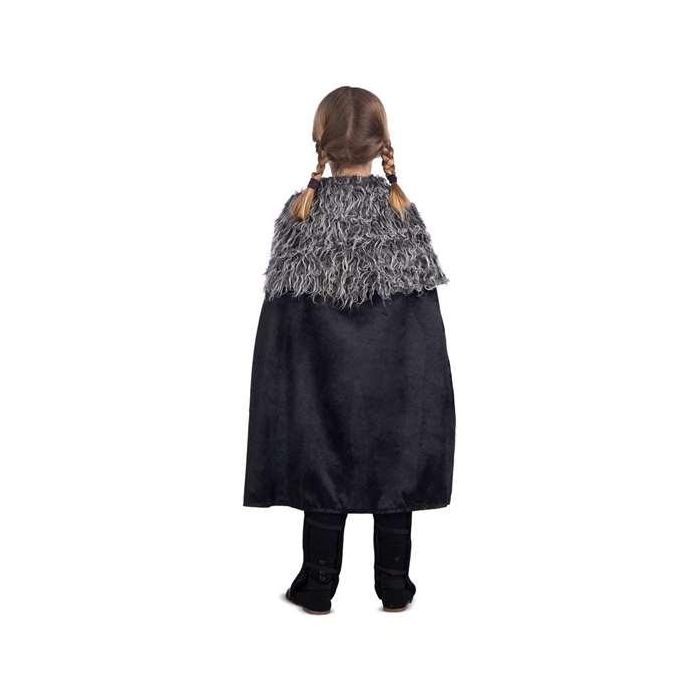 Disfraz dama vikinga 7-9 y (capa, túnica, cinturón, manguitos y cubrebotas) 1