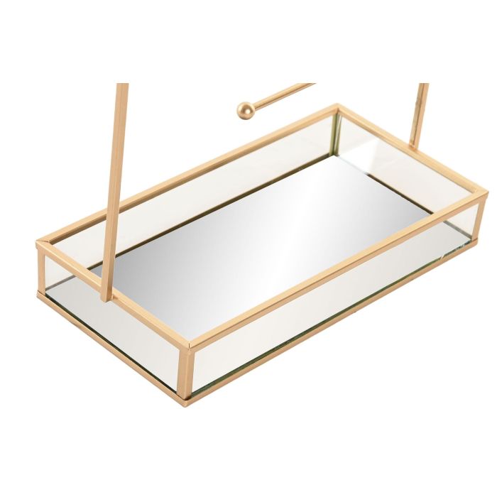 Joyero Glam DKD Home Decor Dorado 7.5 x 32.5 x 21 cm (2 Unidades) 2 Joyero Glam DKD Home Decor Dorado 7.5 x 32.5 x 21 cm (2 Unidades) 2