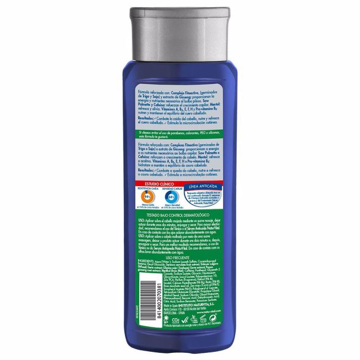 Natur Vital Champú Anticaída Refrescante 300 ml 1 Natur Vital Champú Anticaída Refrescante 300 ml 1